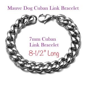 Cuban Link Bracelet 7mm x 8-1/2” SurgicalStainless